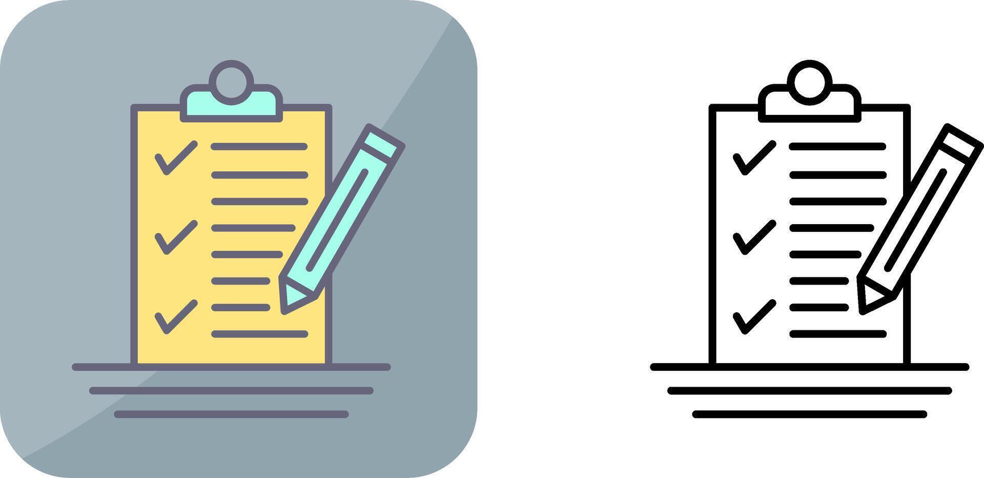 Check List Icon Design vector