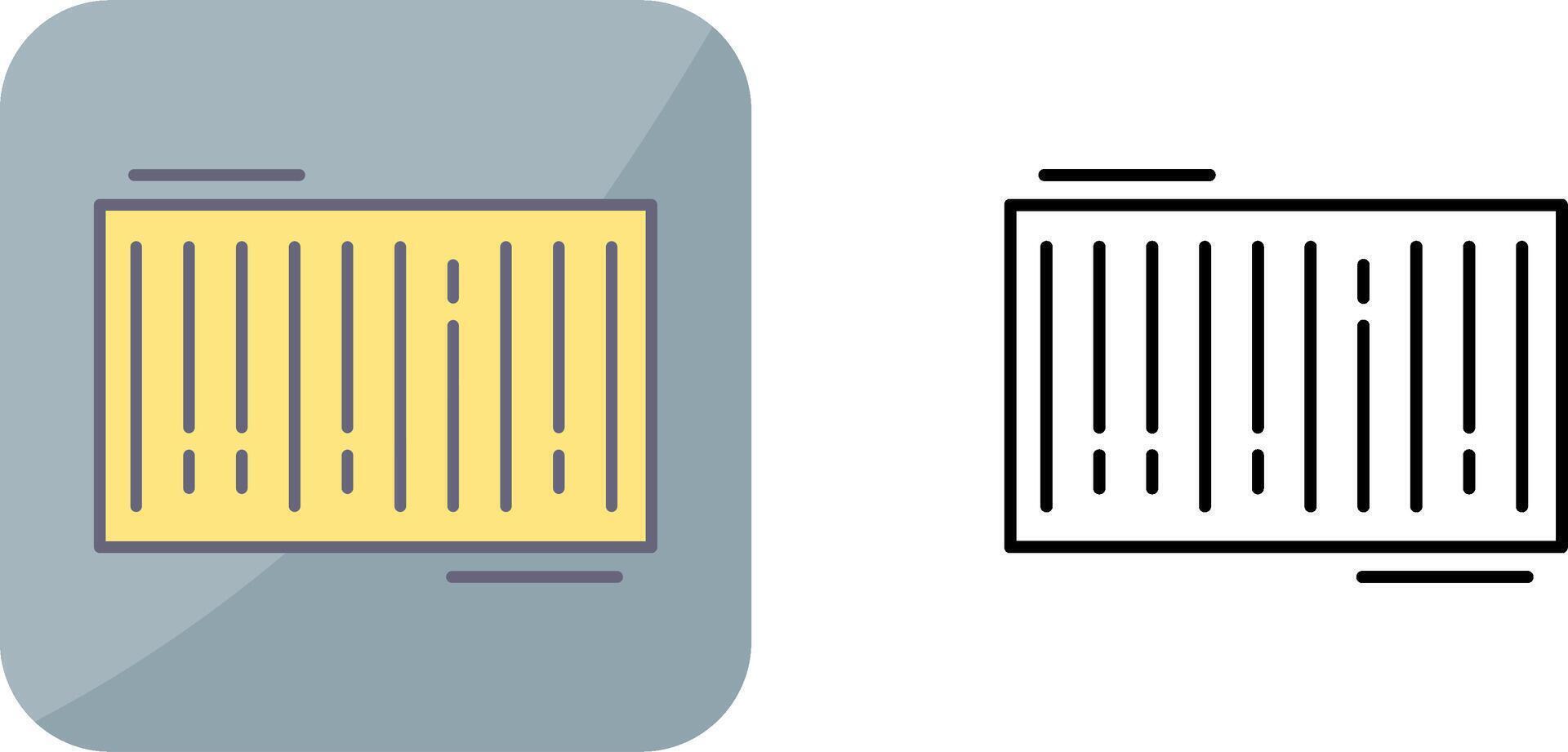Barcode Icon Design vector