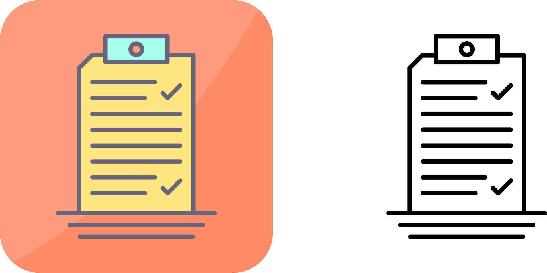 Check List Icon Design vector