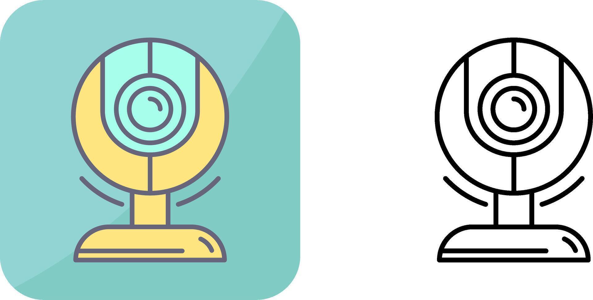Web Cam Icon Design vector