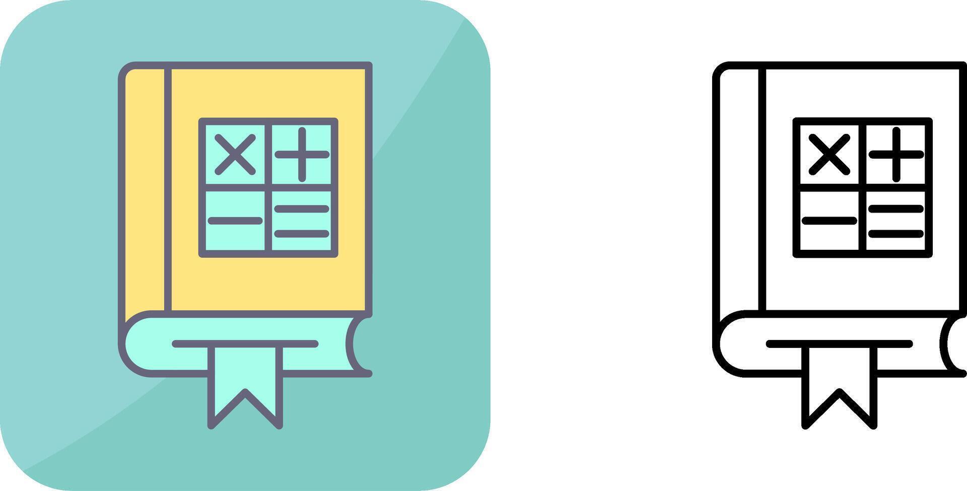 Maths Icon Design vector