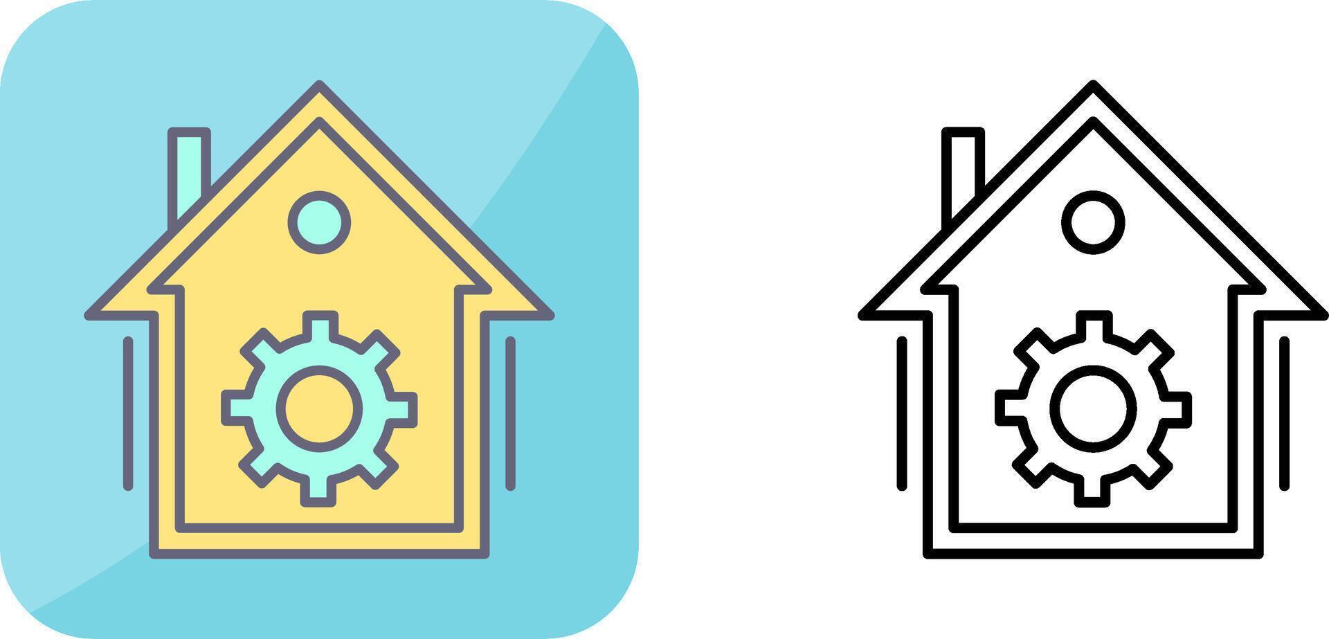Home Automation Icon Design vector