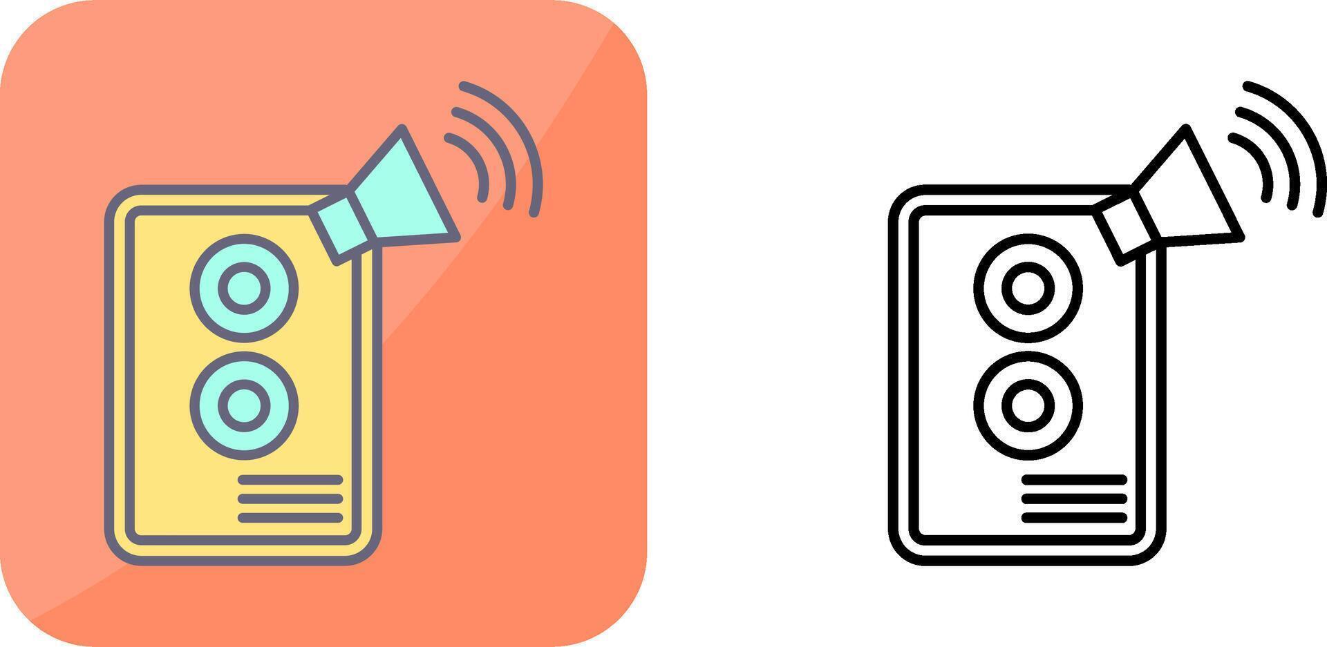 Speaker Icon Design vector