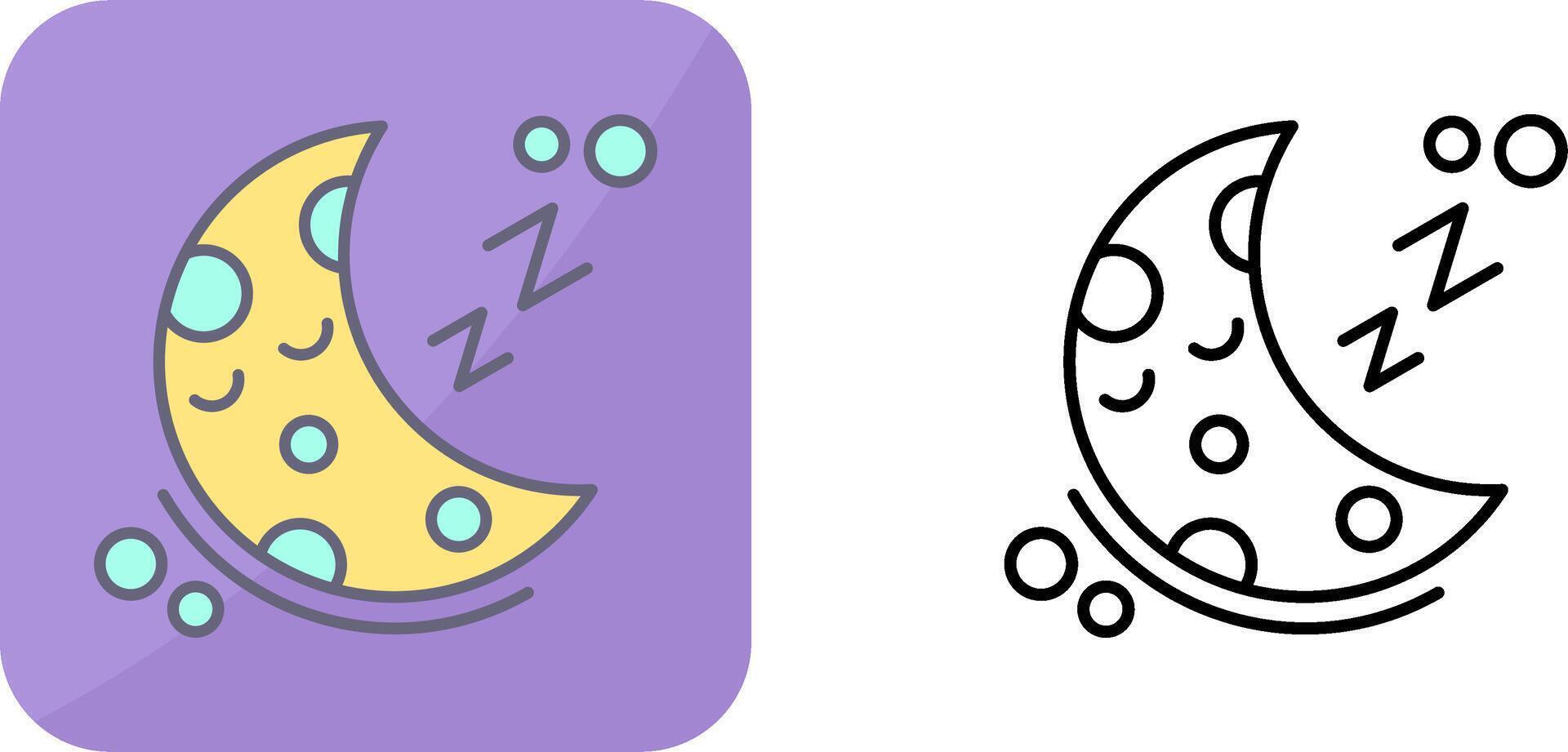 Sleeping Icon Design vector