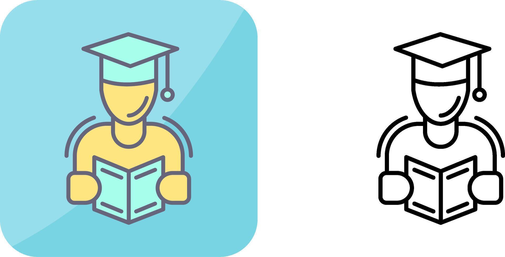 Learning Icon Design vector