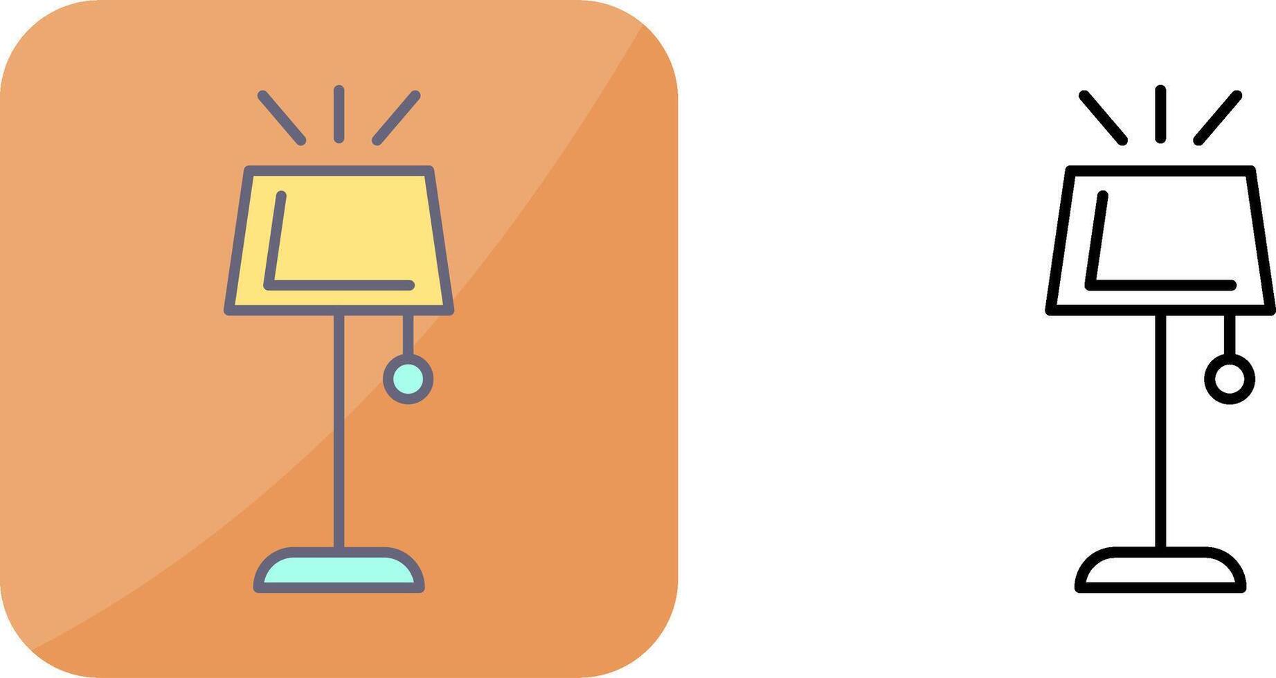 Lamp Icon Design vector