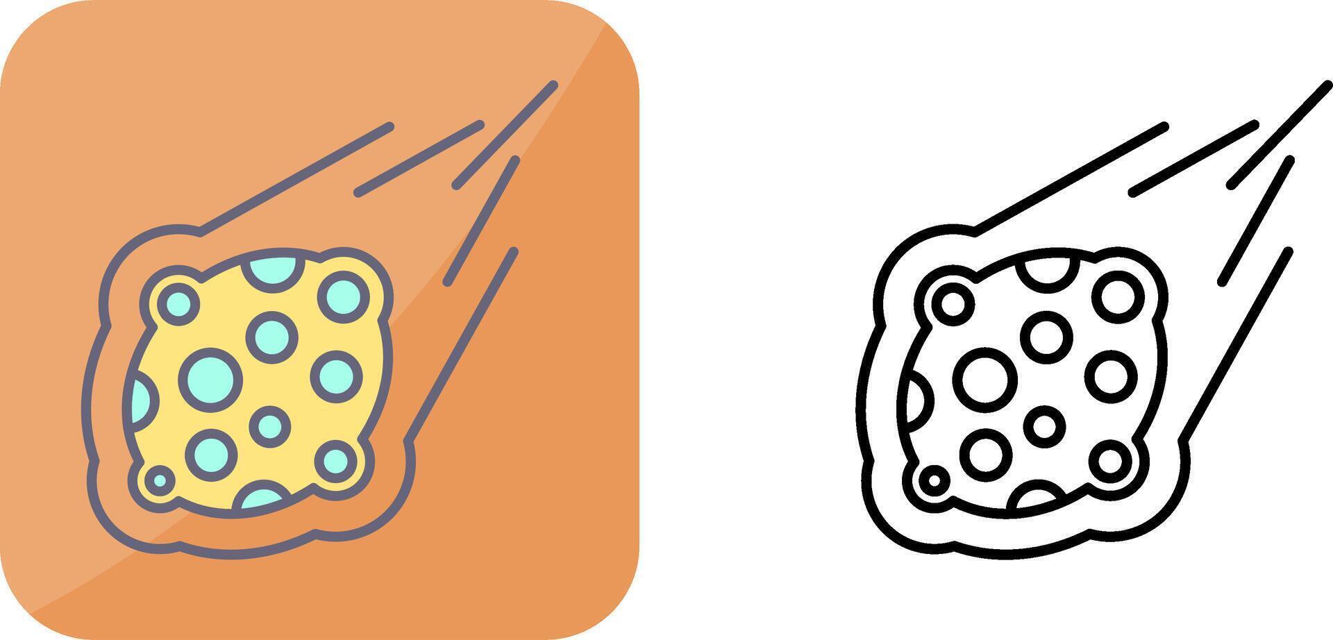Meteorite Icon Design vector