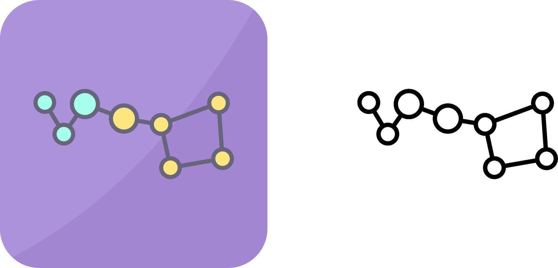 Big Dipper Icon Design vector