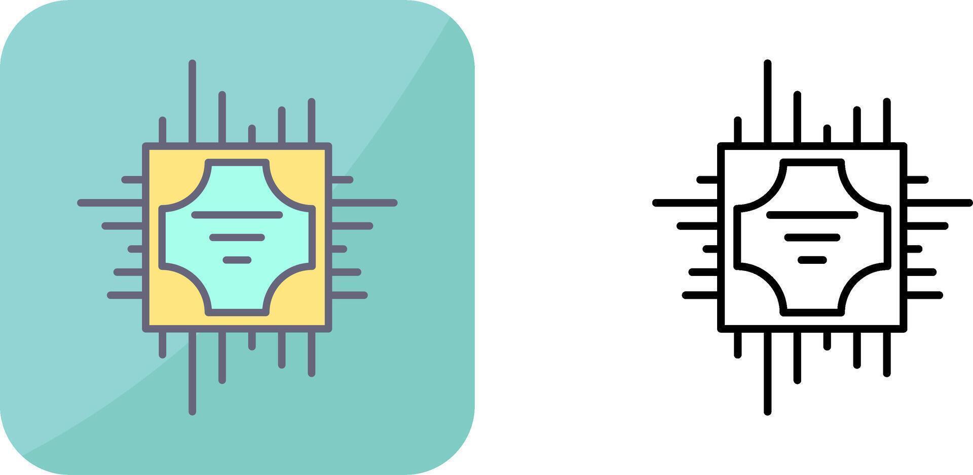 Cpu Icon Design vector