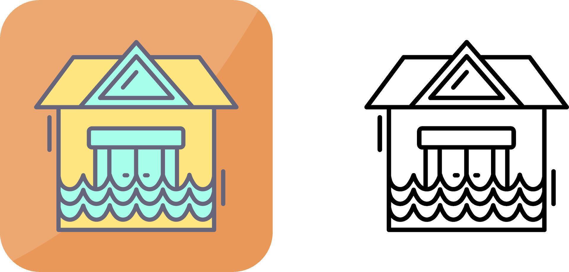 Natural Disaster Icon Design vector