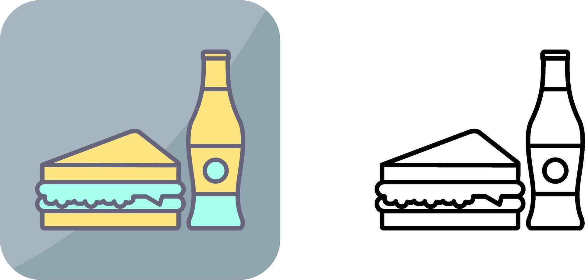 Junk Food Icon Design vector