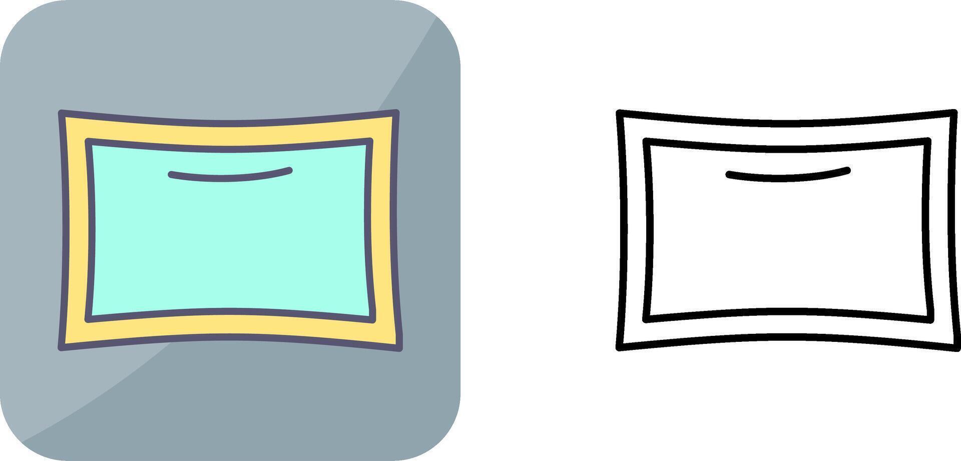 Pillow Icon Design vector