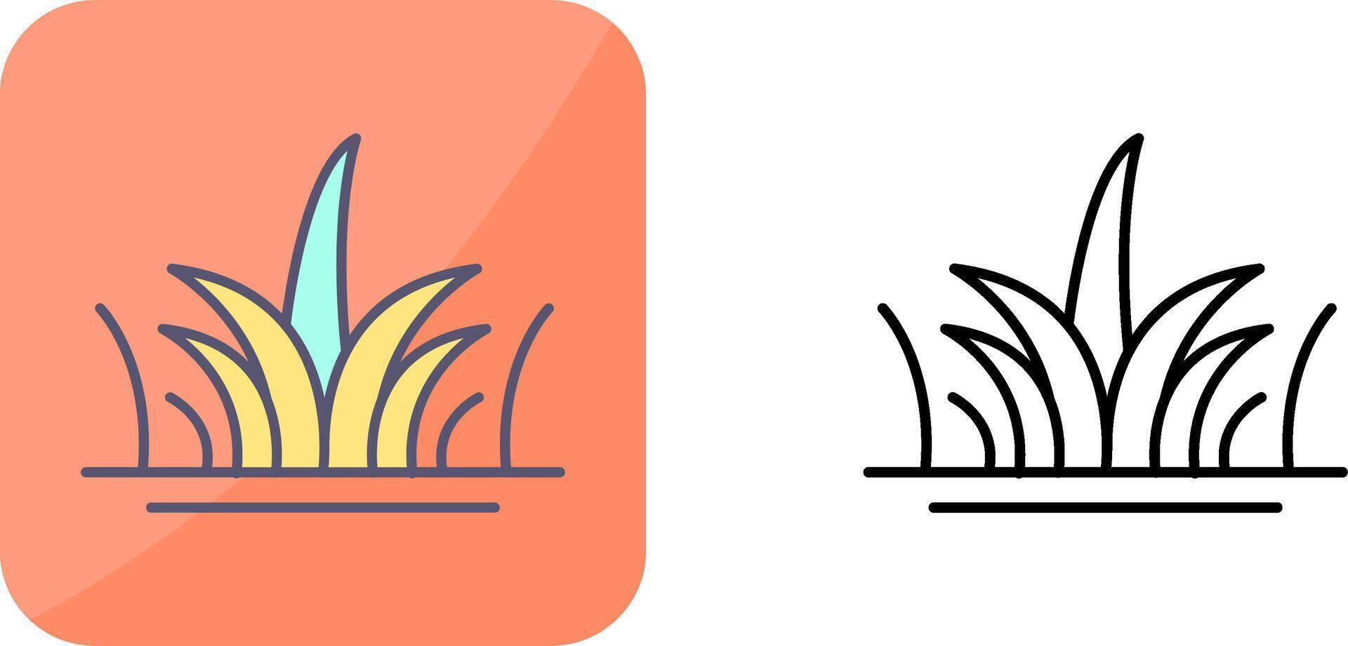 Grass Icon Design vector