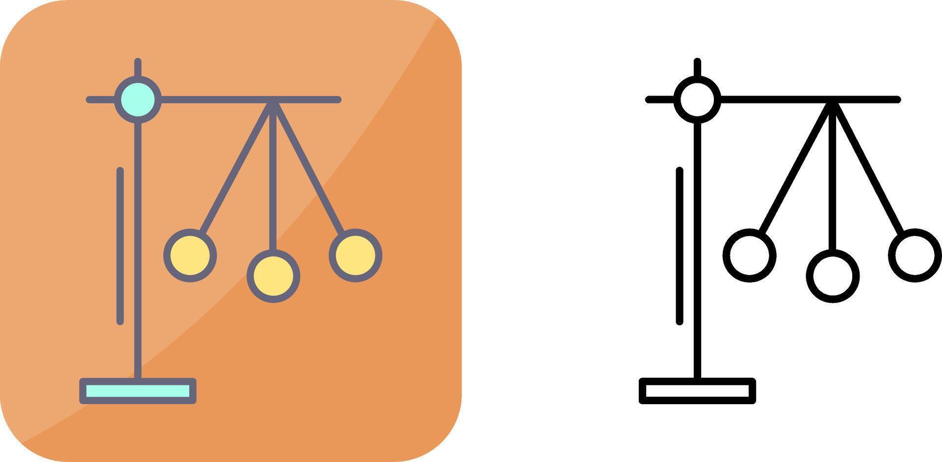 Pendulum Icon Design vector