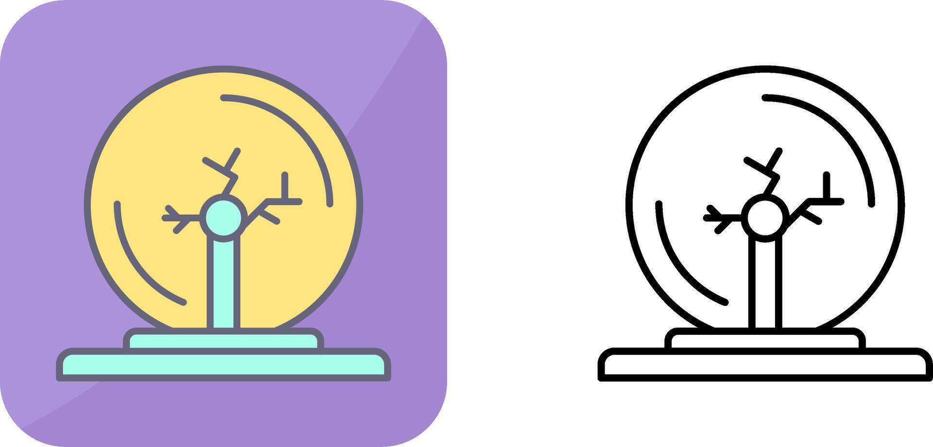 Plasma Ball Icon Design vector
