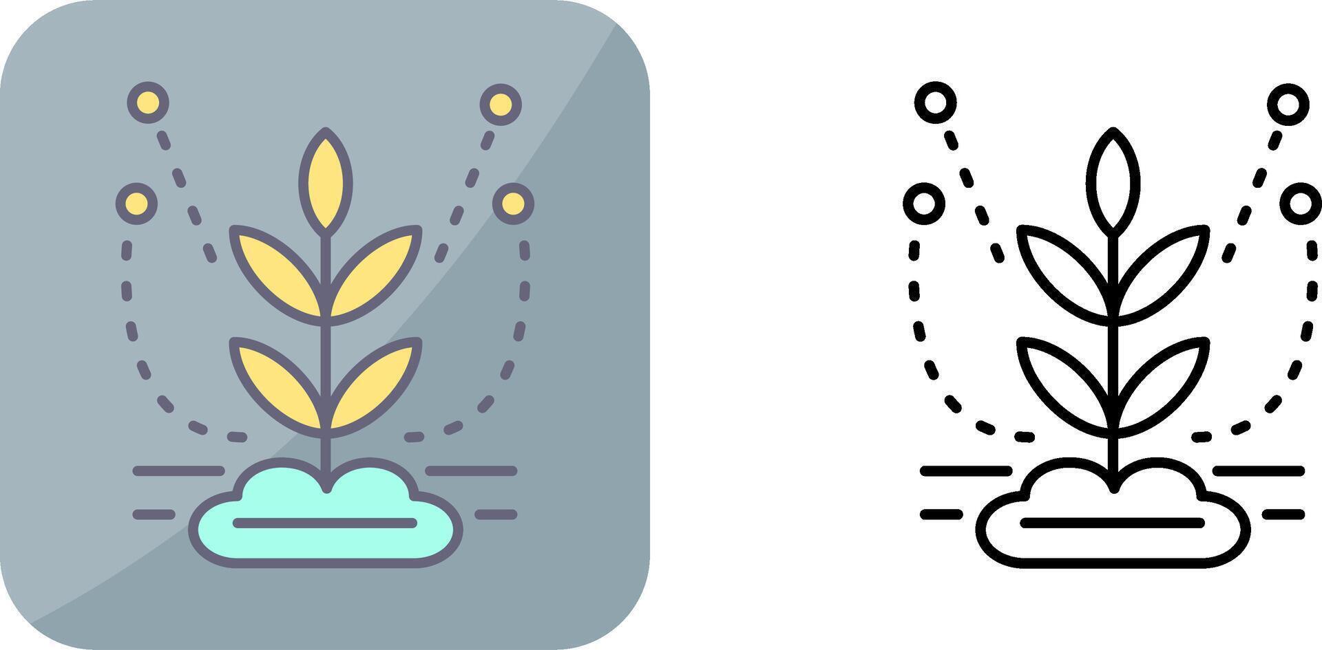 Irrigation System Icon Design vector