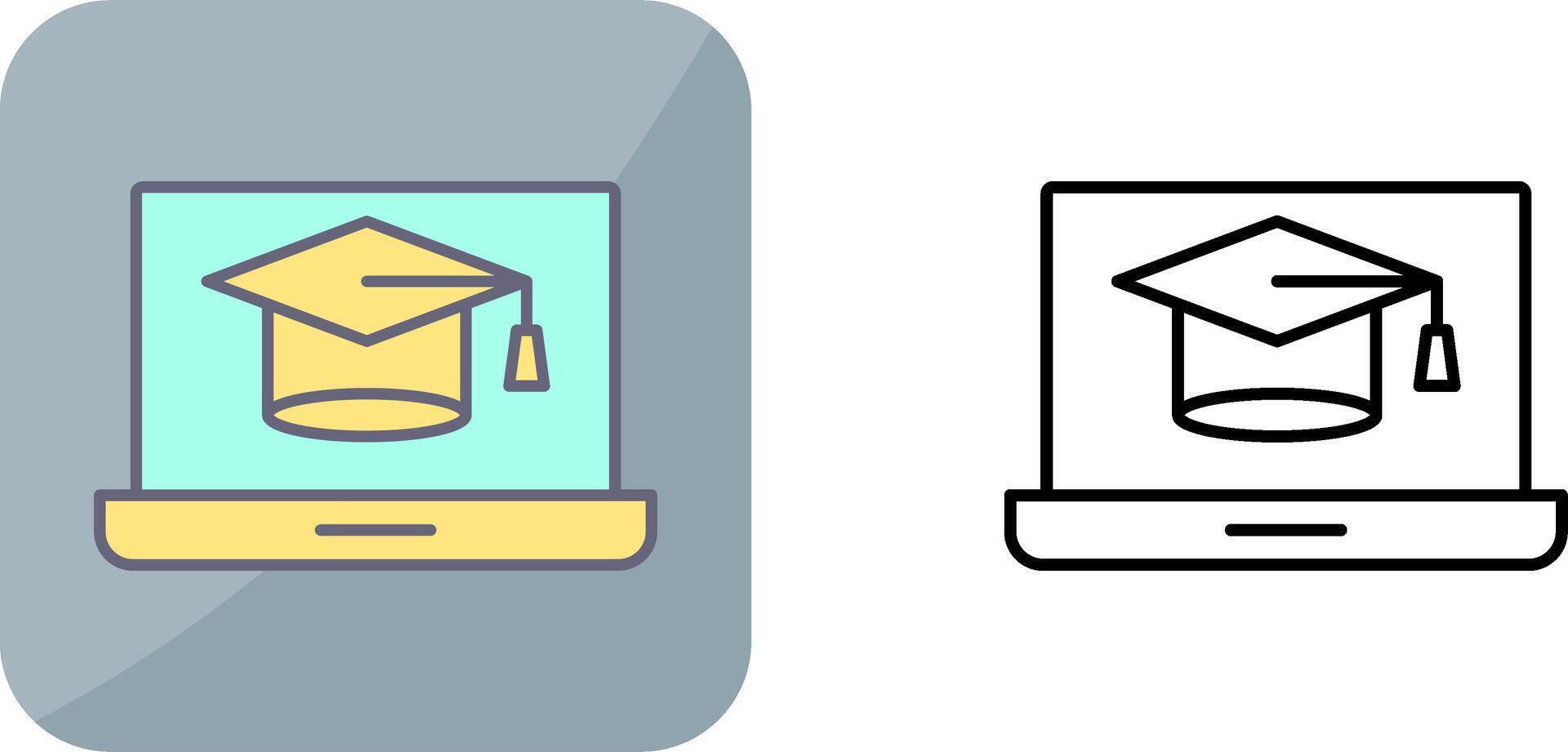 Graduation Hat Icon Design vector