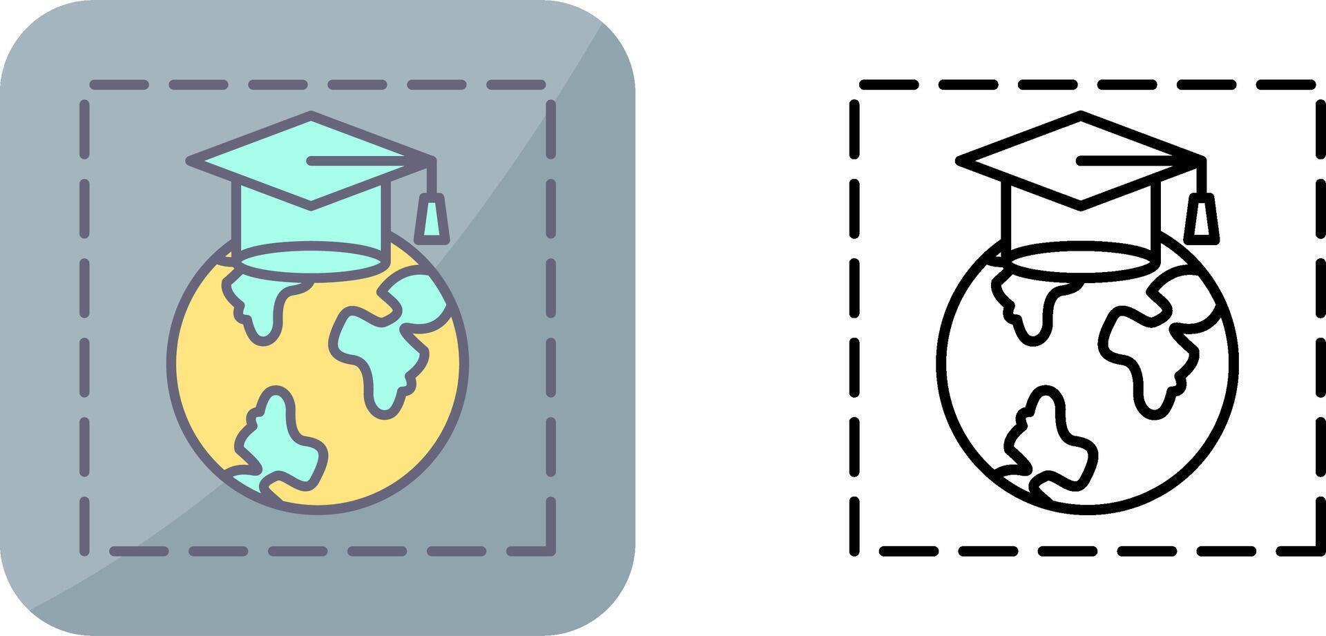 Earth Icon Design vector
