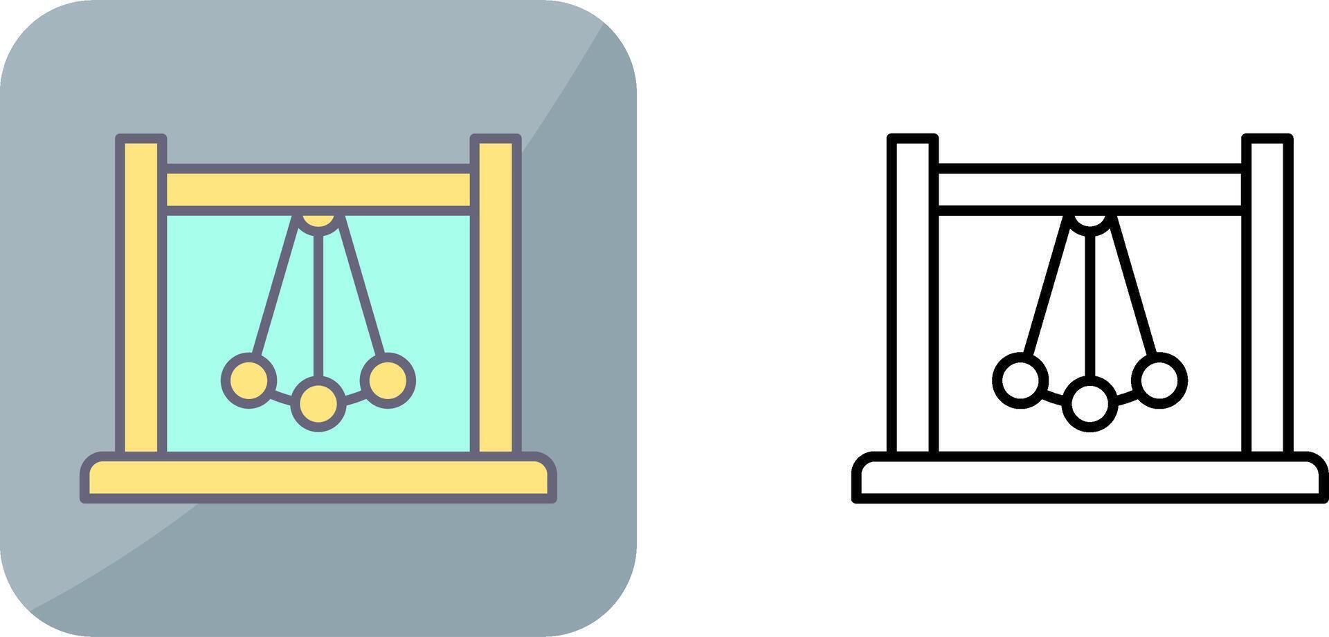Pendulum Icon Design vector