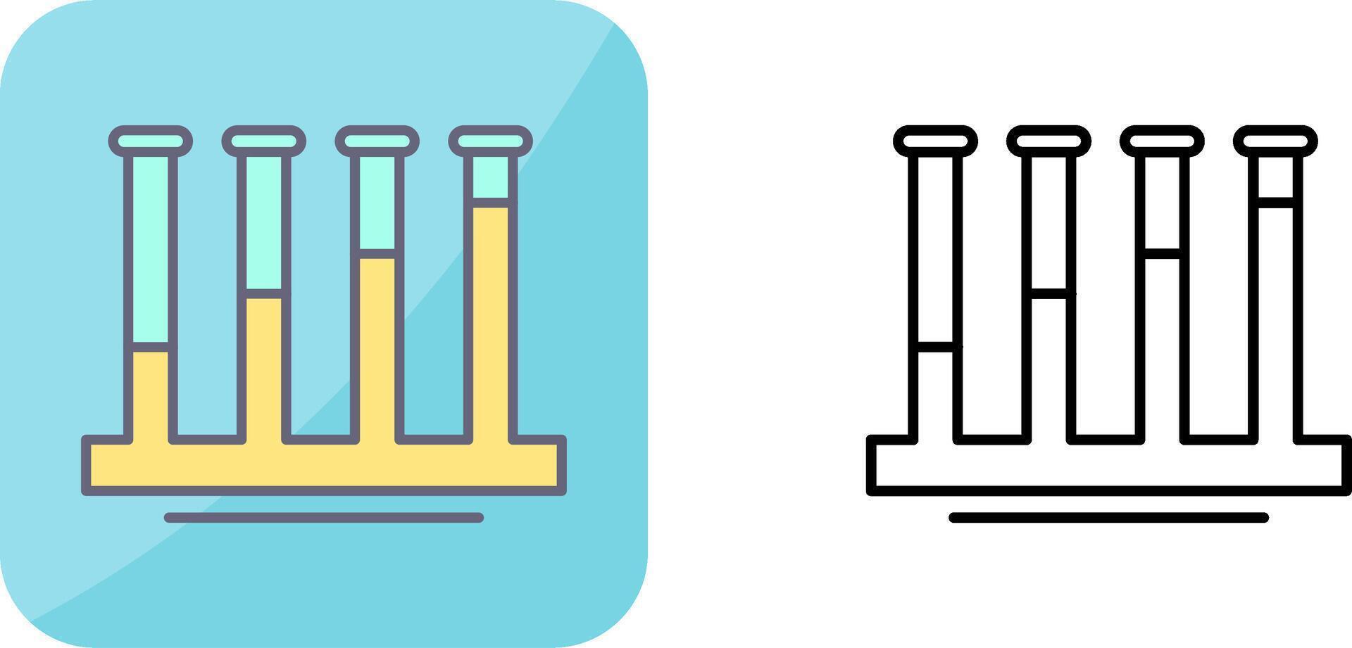 Communicating Vessels Icon Design vector