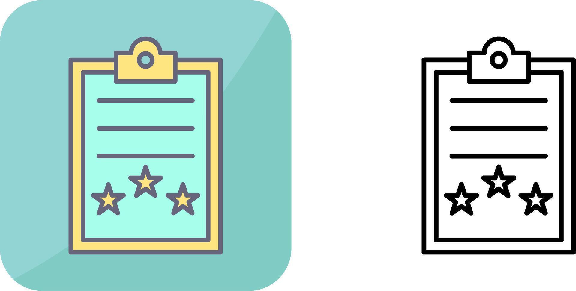 Result Icon Design vector
