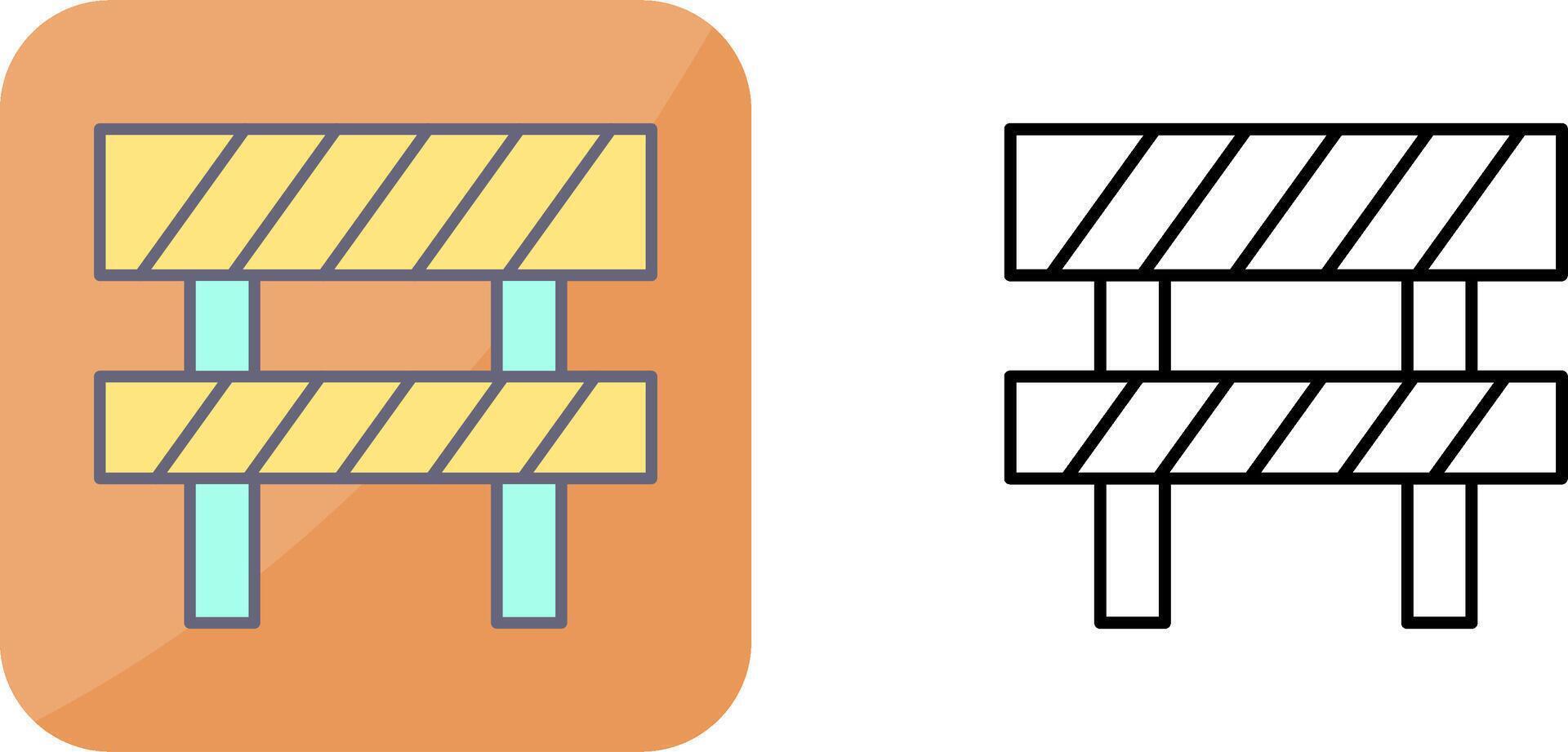 Barrier Icon Design vector