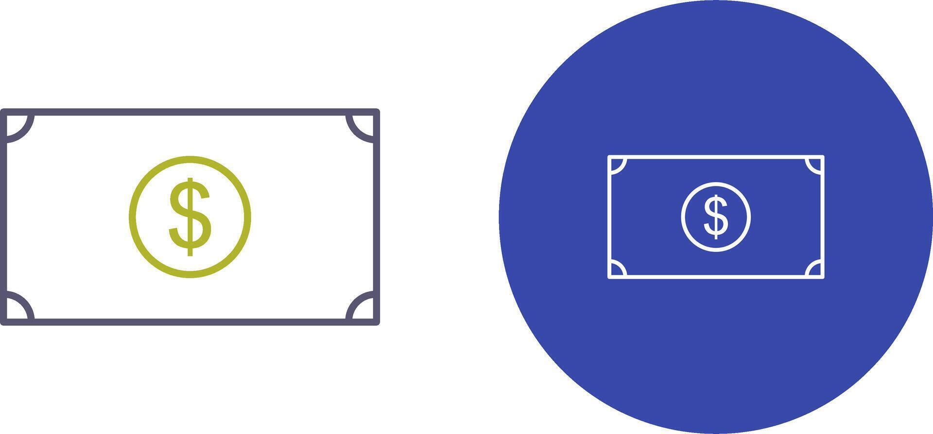 Unique Dollar Icon Design vector