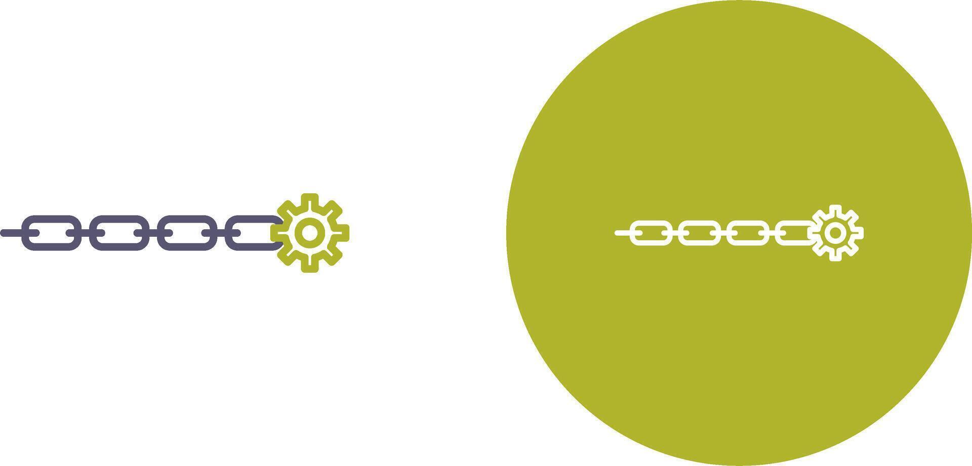 Unique Link Sales Icon Design vector