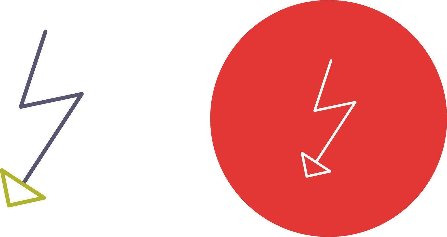 Unique Flash Icon Design vector