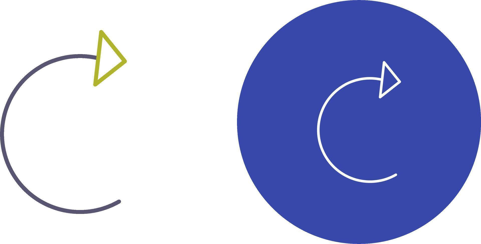 Unique Reload Icon Design vector
