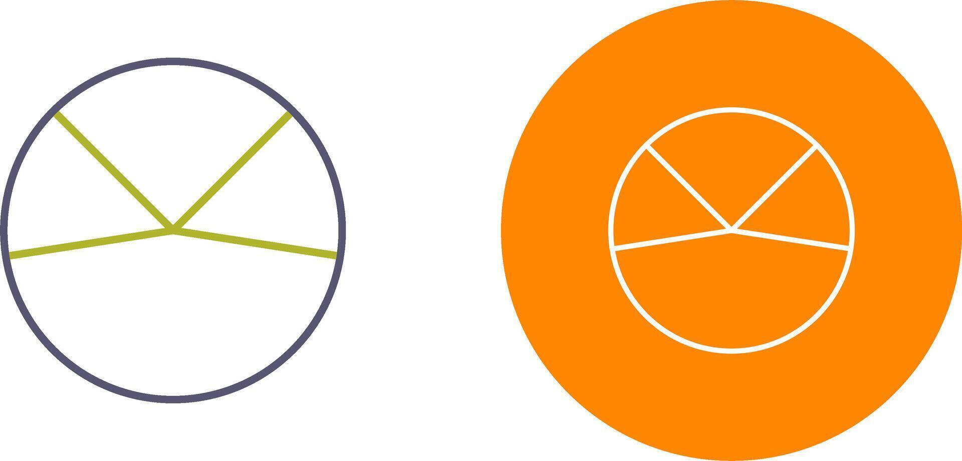 Pie Chart Analysis Icon Design vector