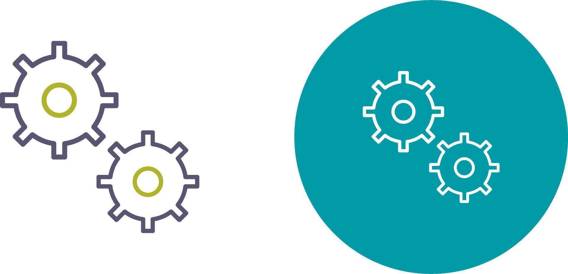 Unique Configurations Icon Design vector