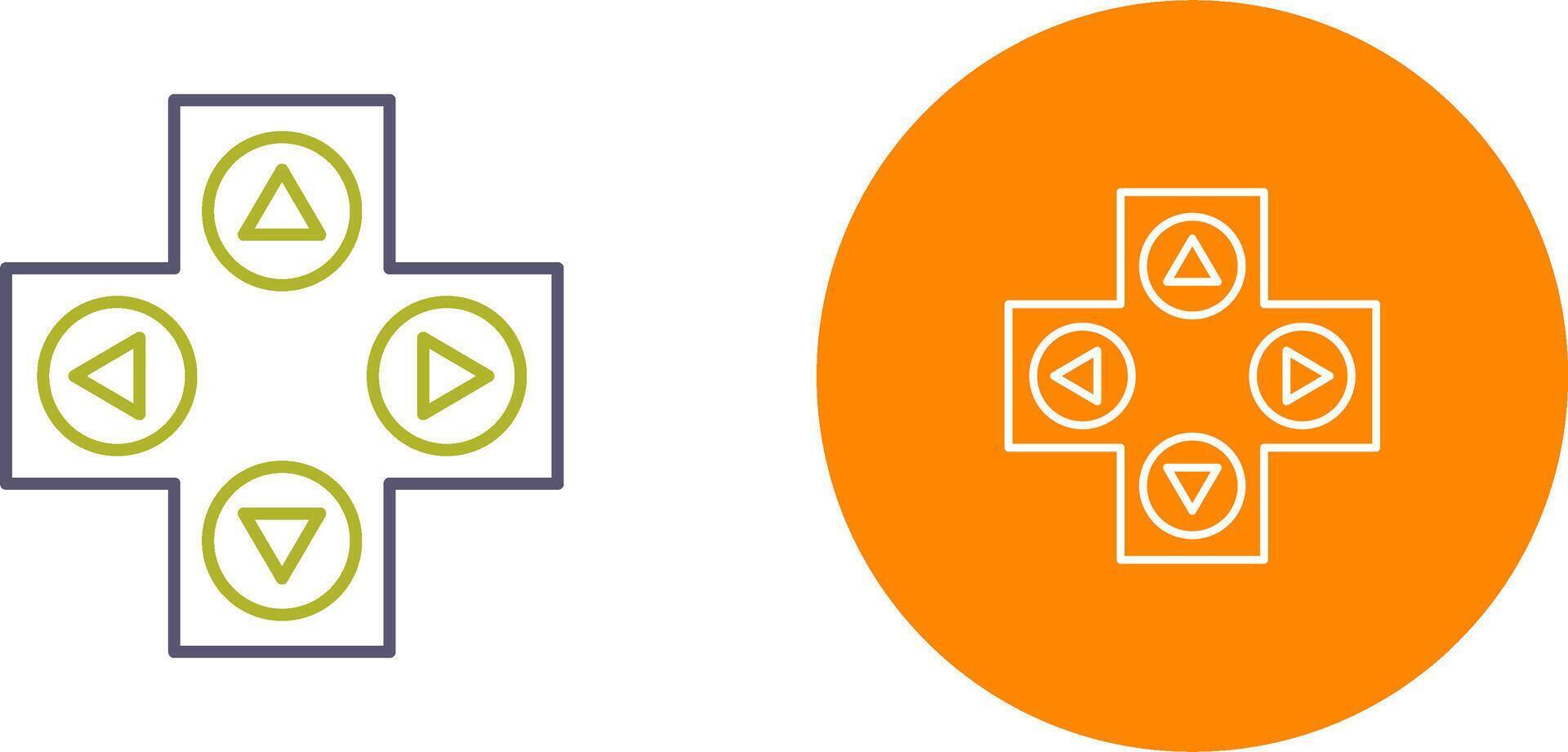 Unique Gaming Control Icon Design vector