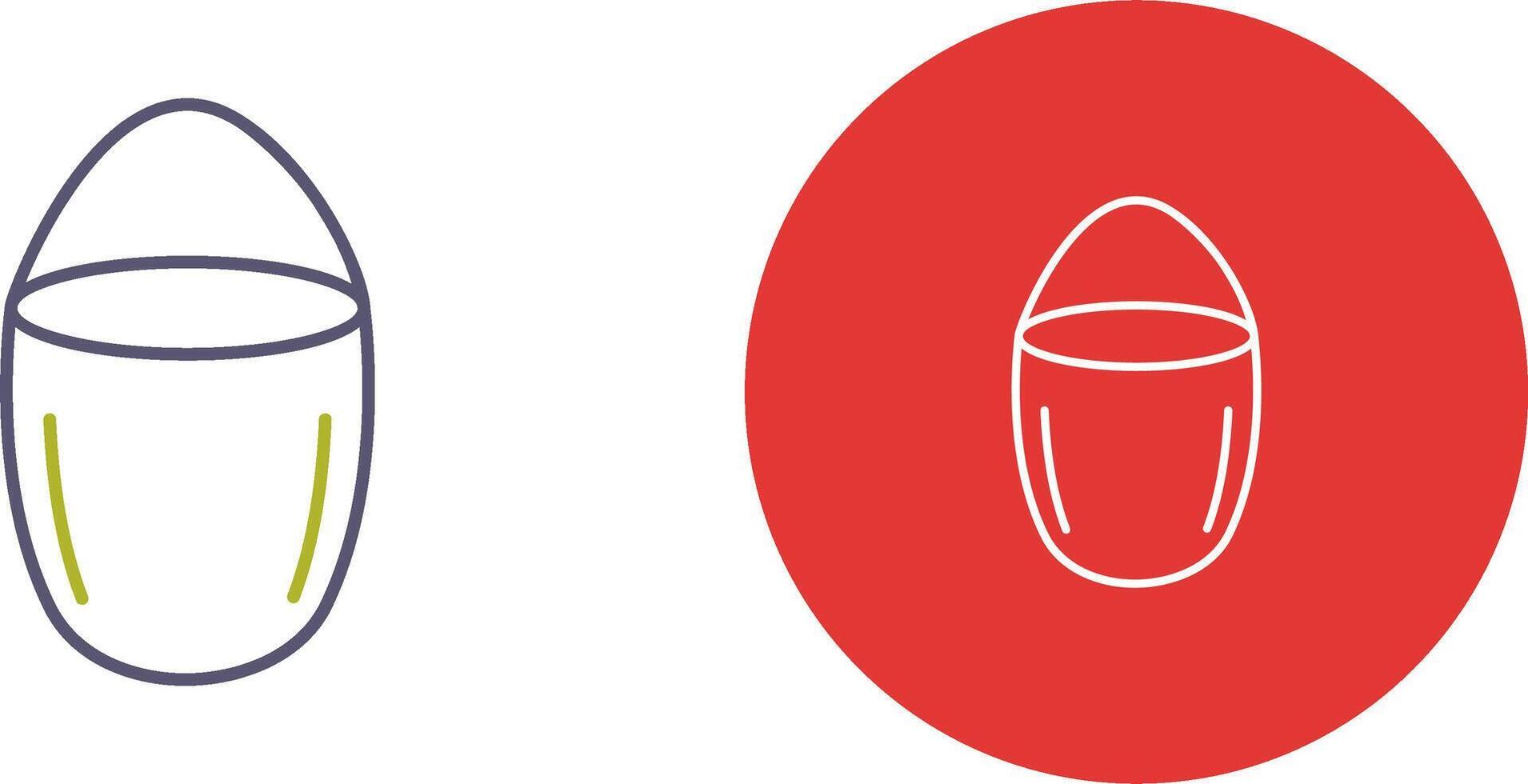 Unique Water Bucket Icon Design vector