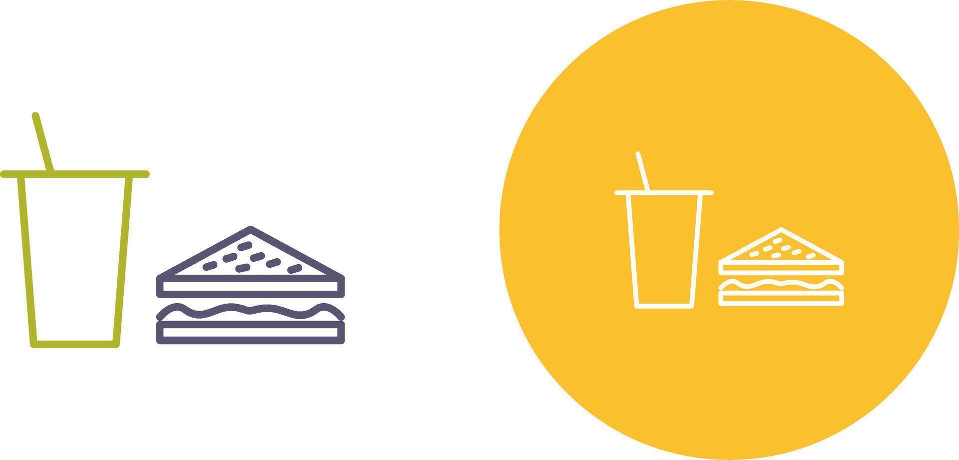 Unique Lunch Icon Design vector