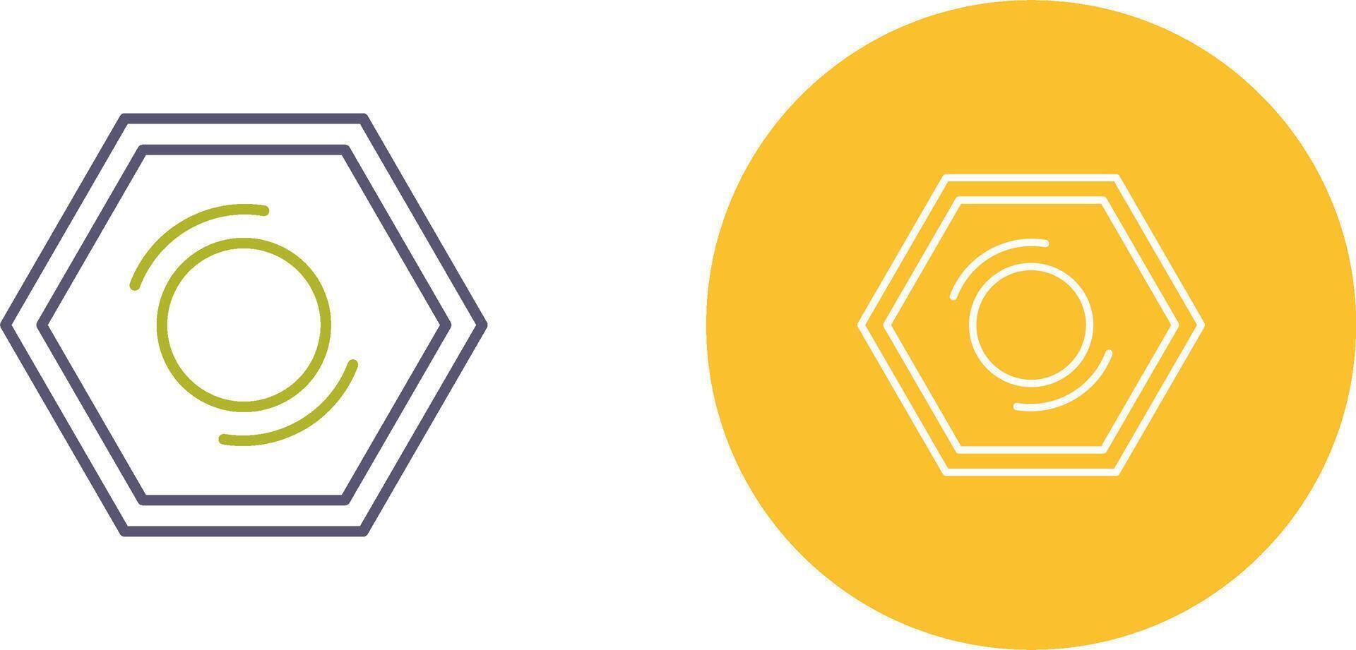 Nut Icon Design vector