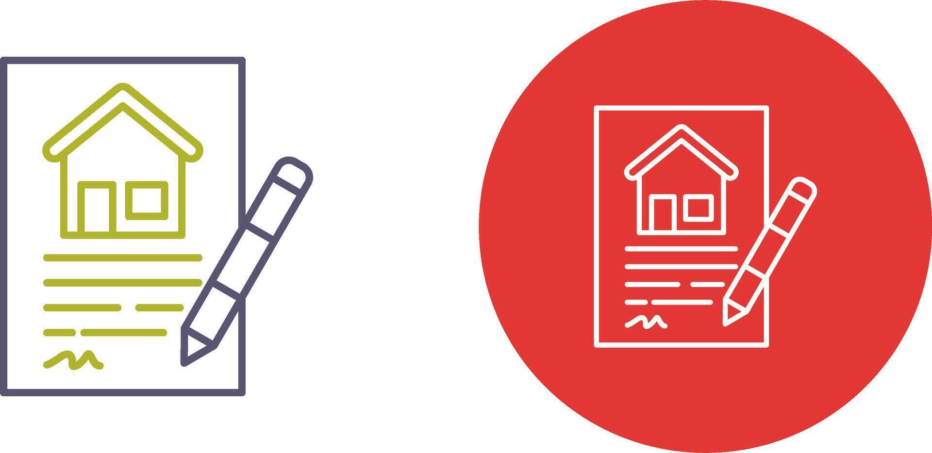 Contract Icon Design vector