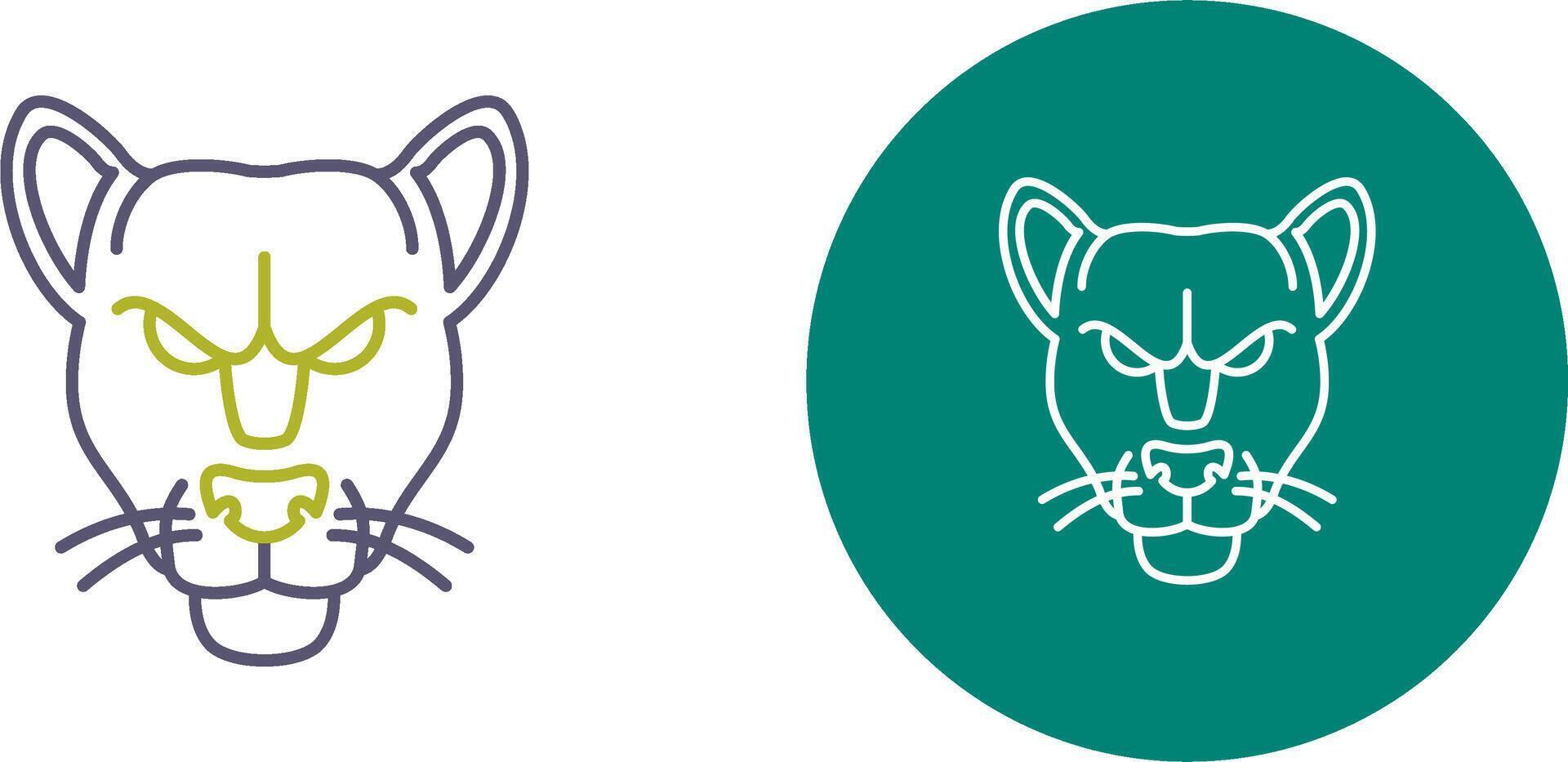 Black Panther Icon Design vector