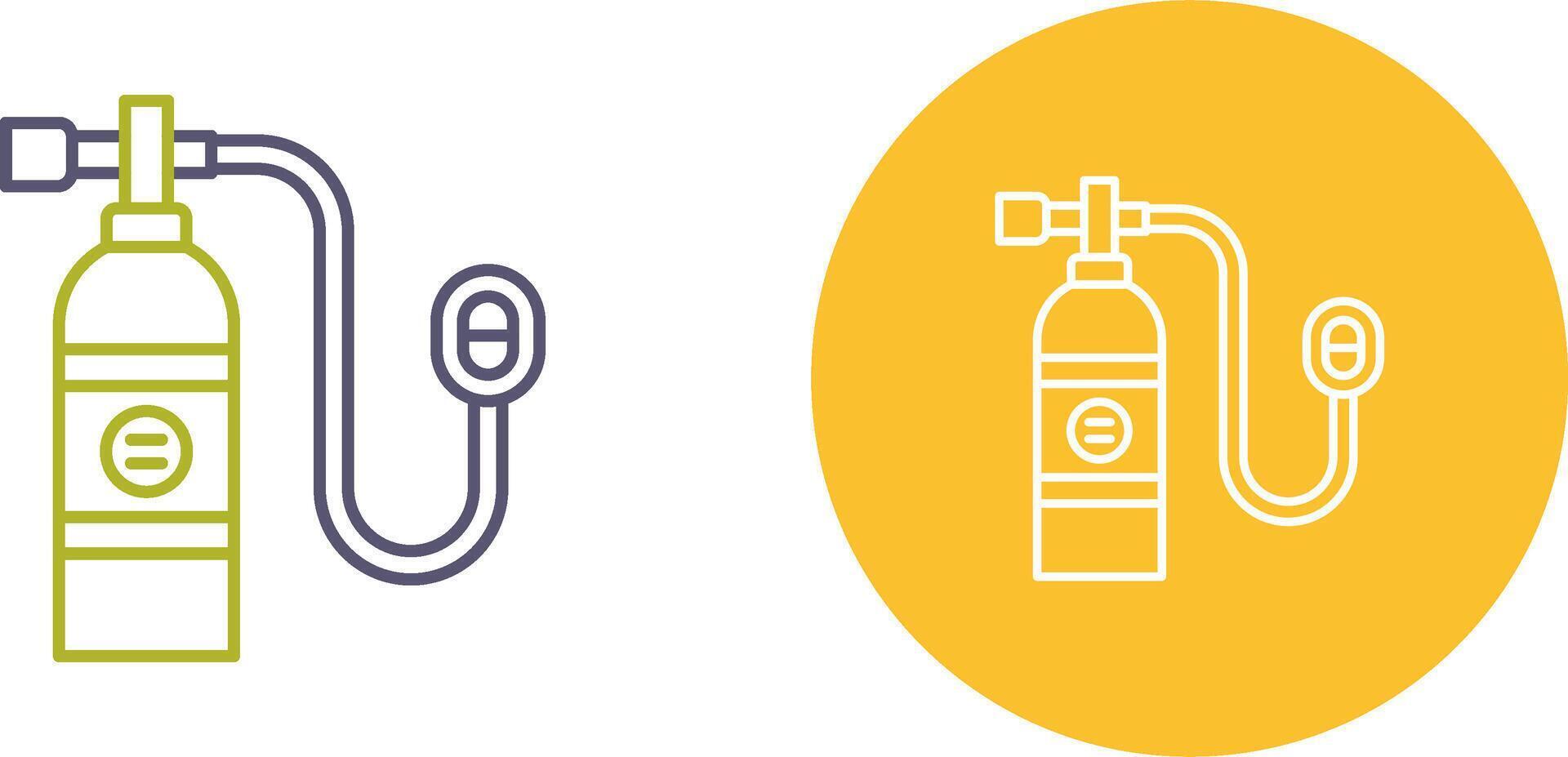 Oxygen Tank Icon Design vector