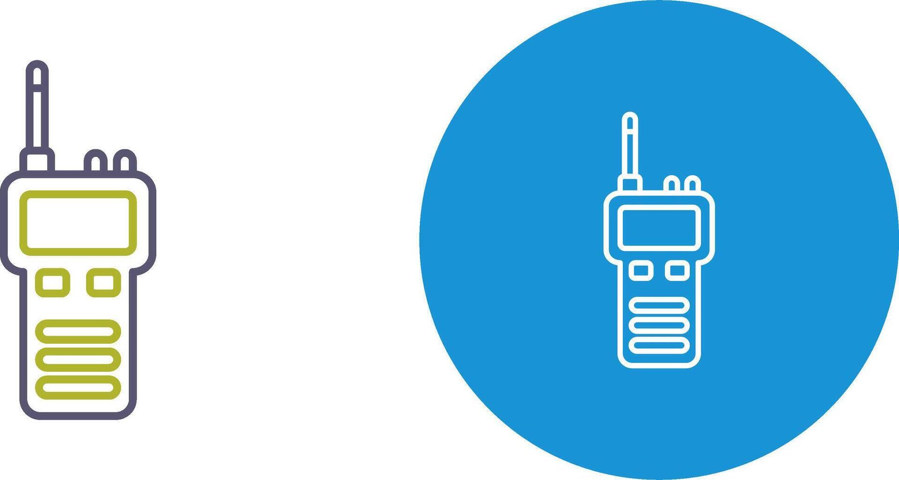 Walki Talkie Icon Design vector