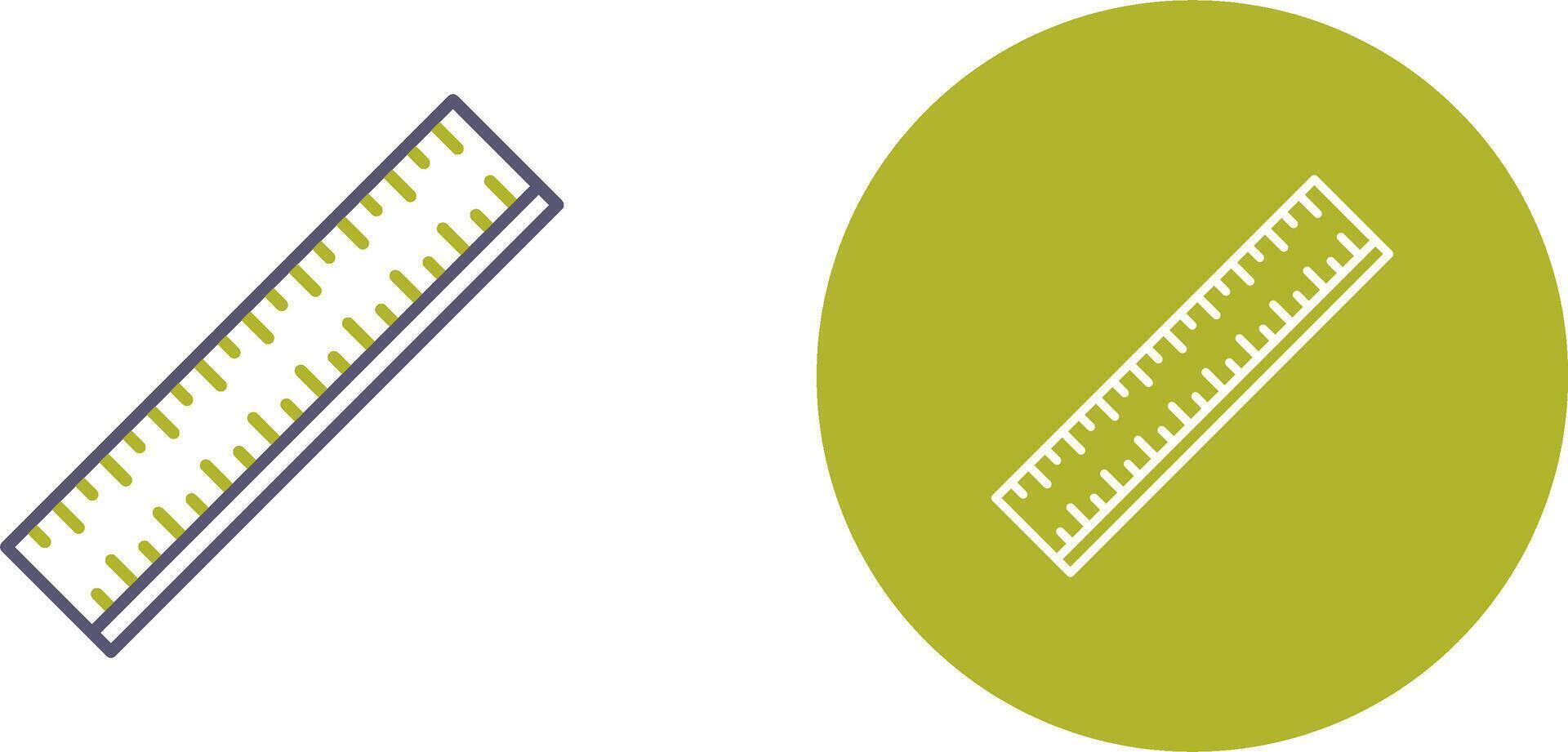 Ruler Icon Design vector