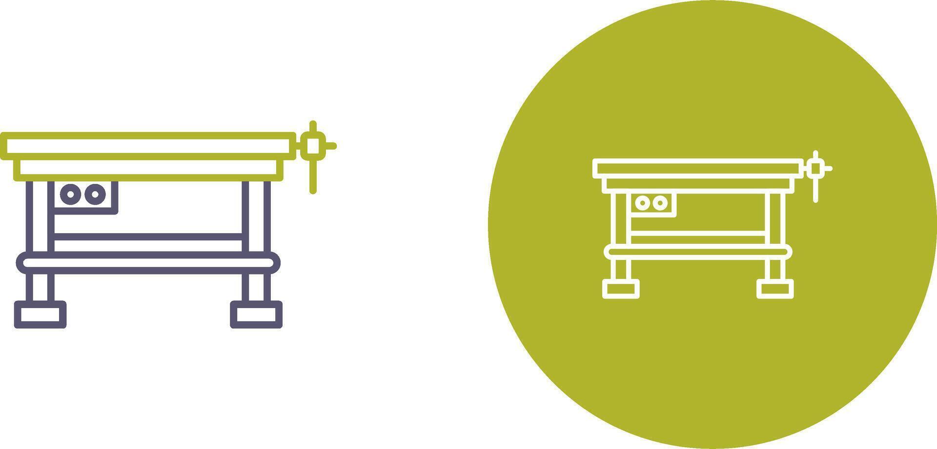 Work Bench Icon Design vector