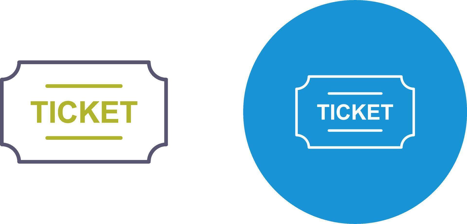 Tickets Icon Design vector