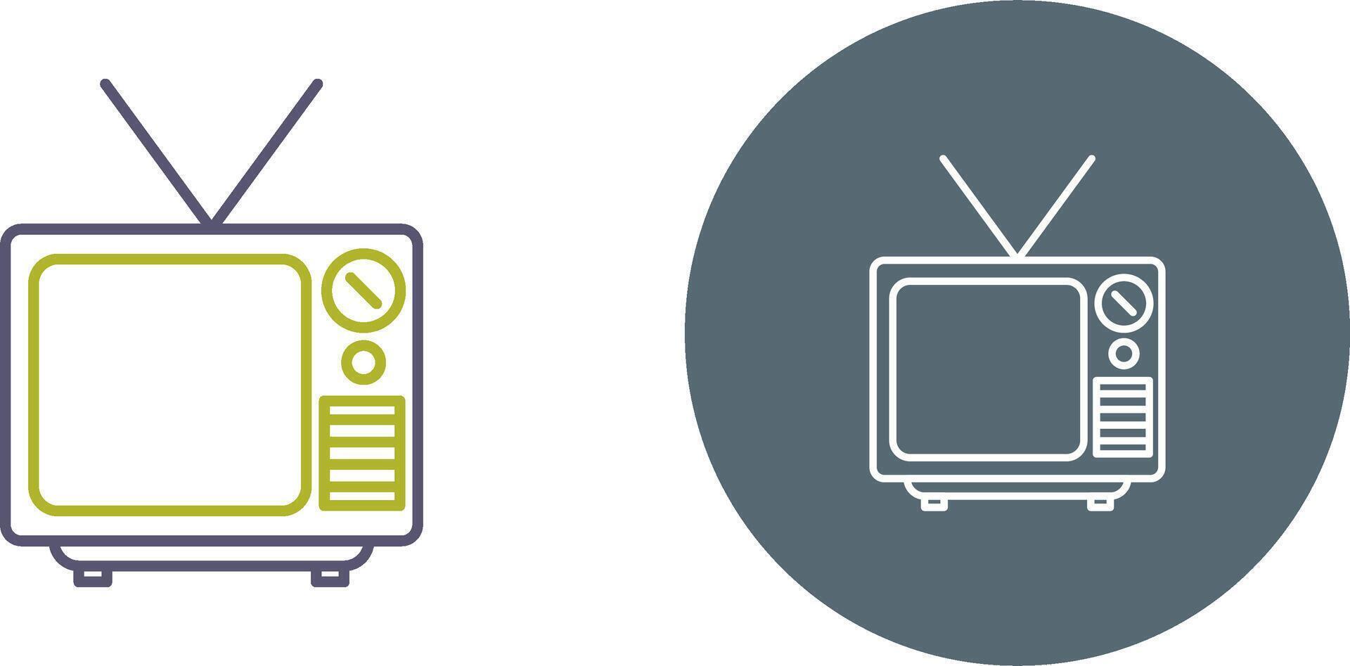 Television Broadcast Icon Design vector