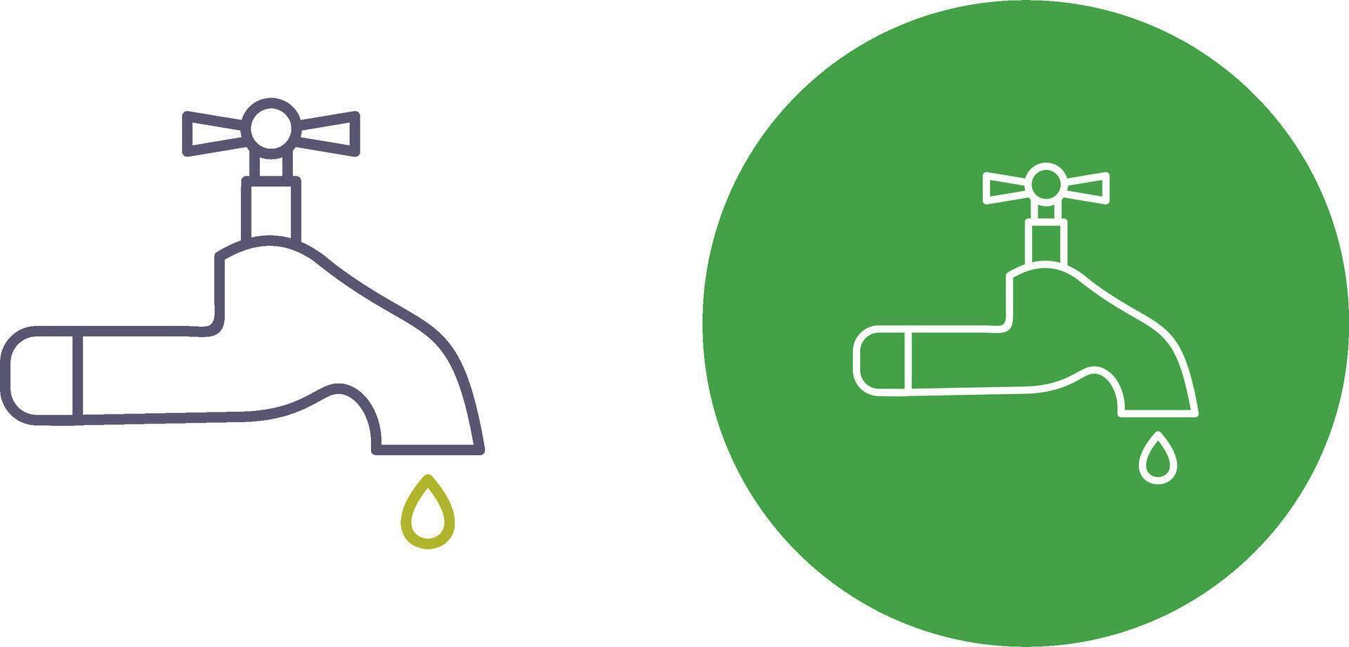 Water Tap Icon Design vector