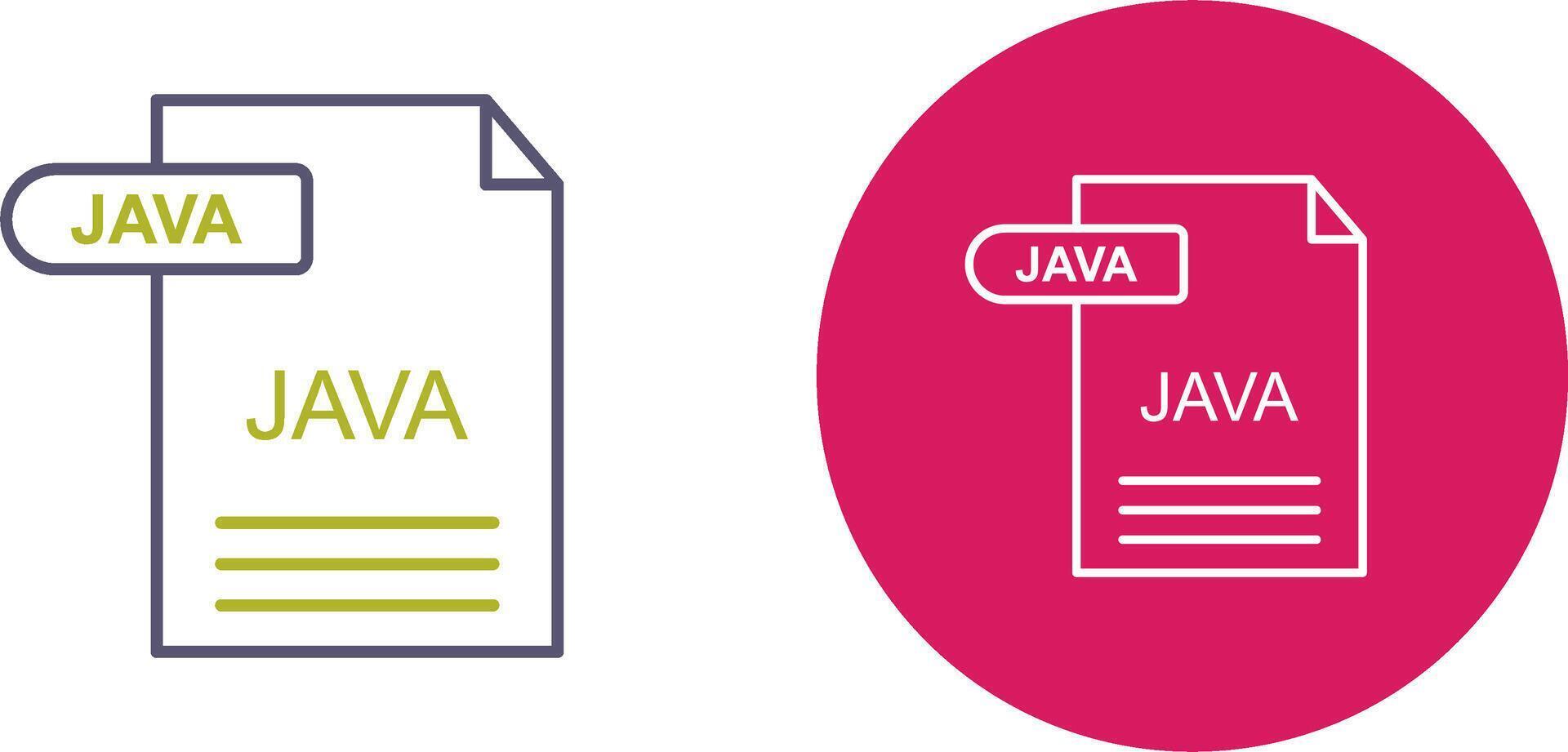 Java icono diseño vector