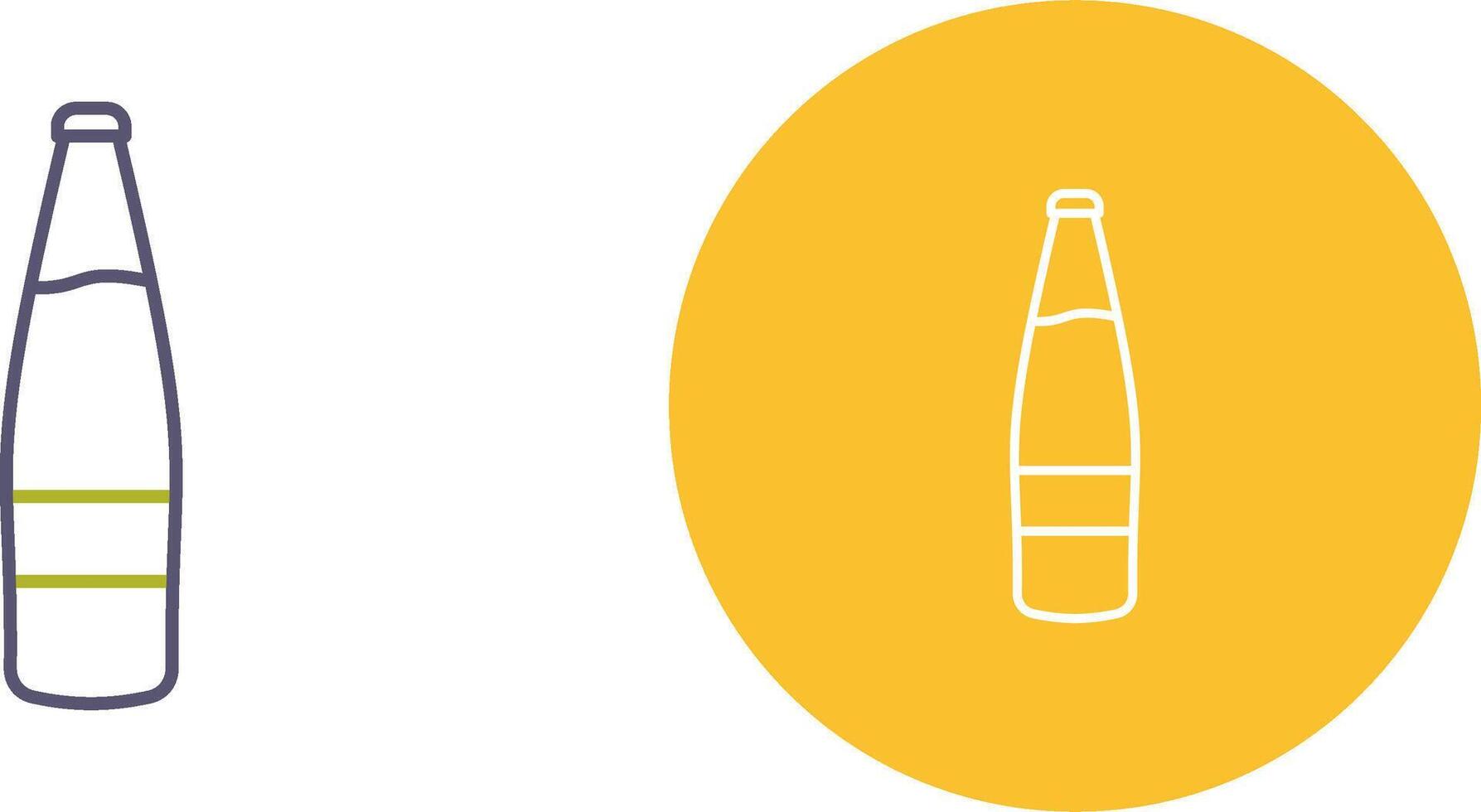Beer Bottle Icon Design vector