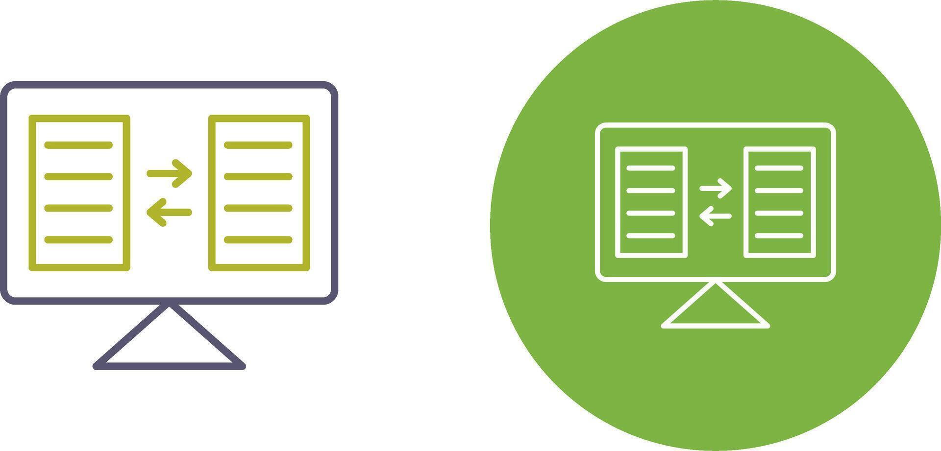 File Sharing Icon Design vector