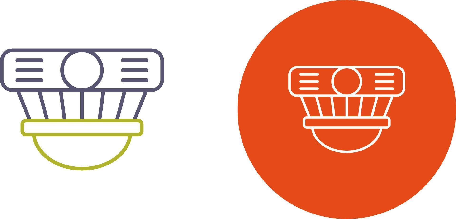 Smoke Detector Icon Design vector