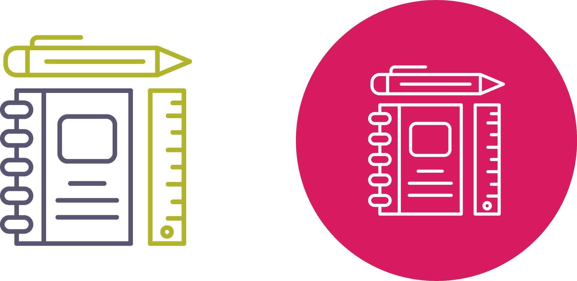 Learning Tools Icon Design vector